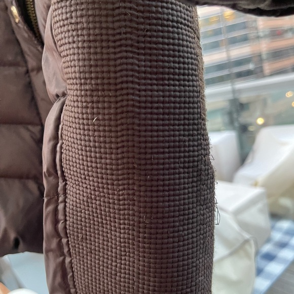 Michael by Michael Kors Brown Long Puffer Coat - Picture 5 of 8